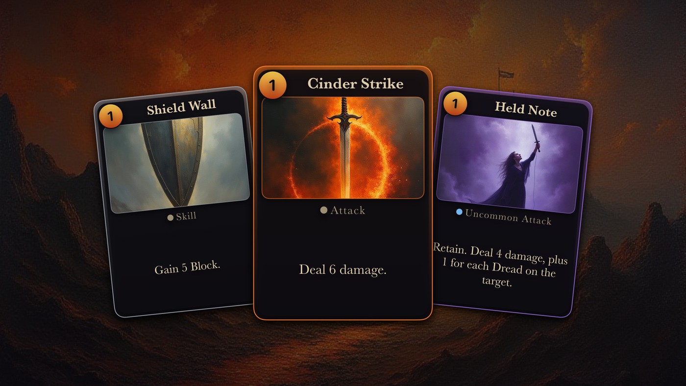 Three illustrated cards from Spellweaver’s Deck