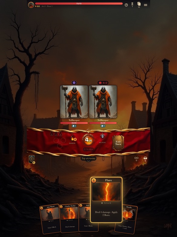 Play your hand — iPad screenshot